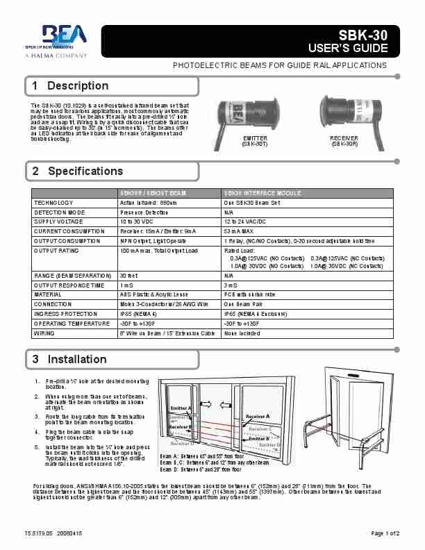 BEA Home Security System SBK-30R-page_pdf
